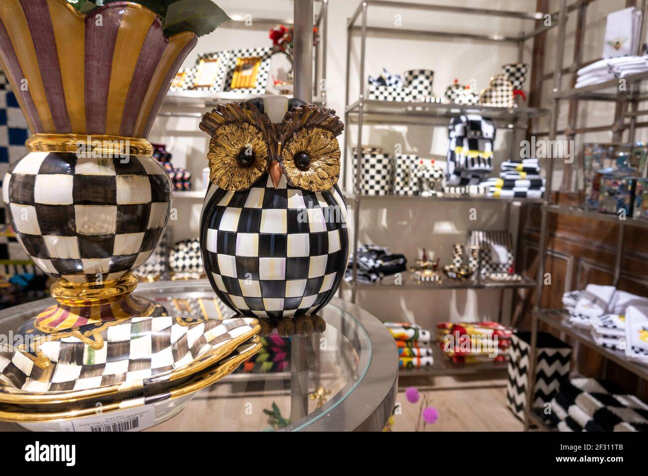 MacKenzieChilds SoHo Store Interior, NYC, USA Stock Photo Alamy