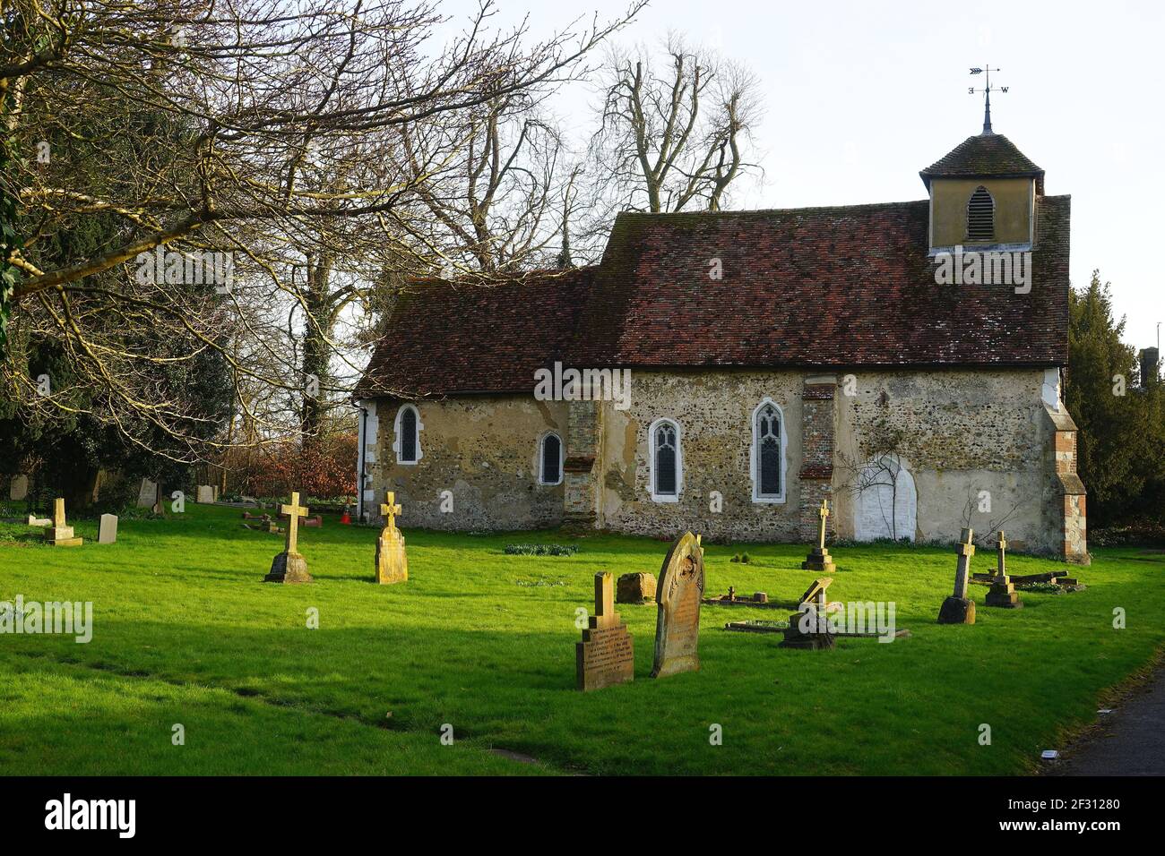 Church of St Mary the Virgin, Letchworth Stock Photo