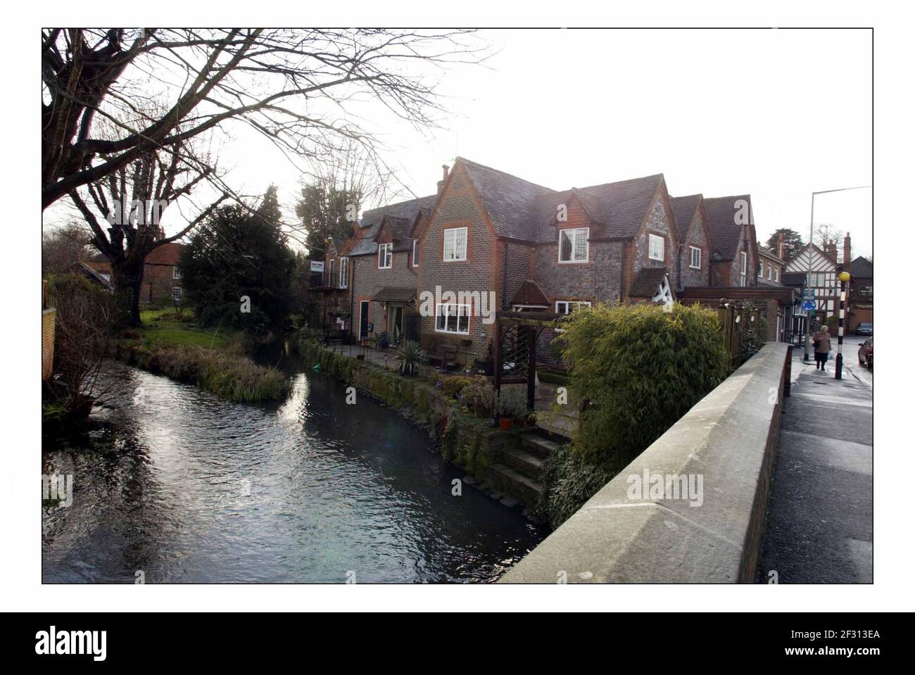Pangbourne Where D.H. Lawrence lived during the First world War.pic David Sandison 4/3/2005 Stock Photo