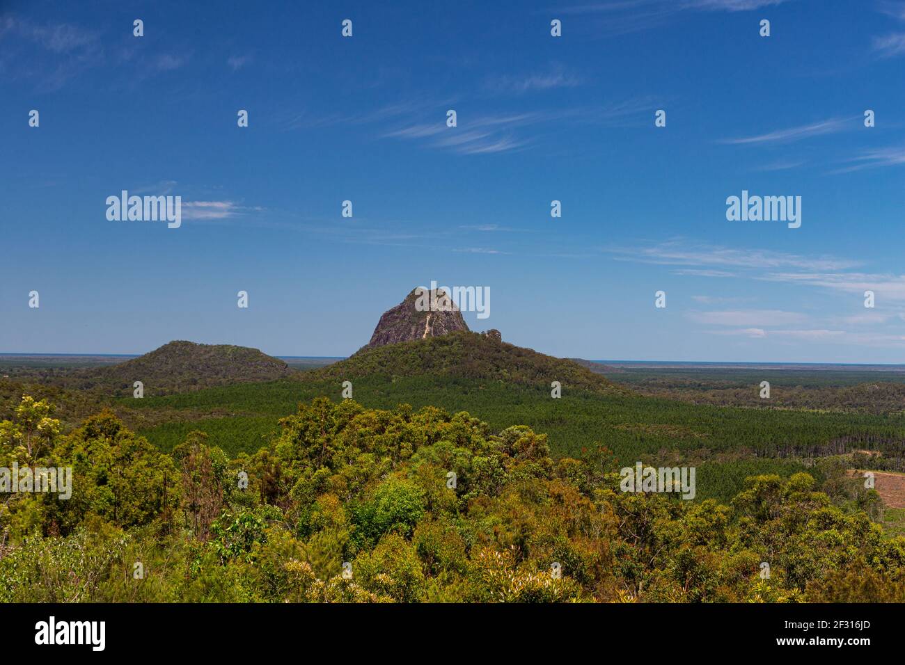 Glass house mountains national park hires stock photography and images