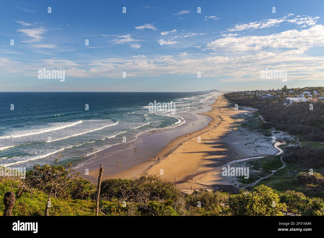 Sunshine Beach on the Sunshine Coast in the Sunshine State of Queensland, Australia Stock Photo