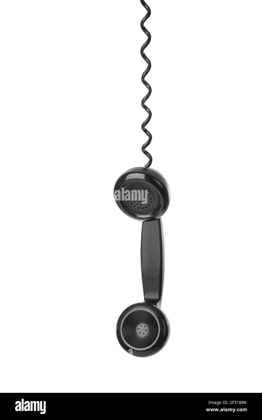 Vintage telephone receiver Stock Photo Alamy