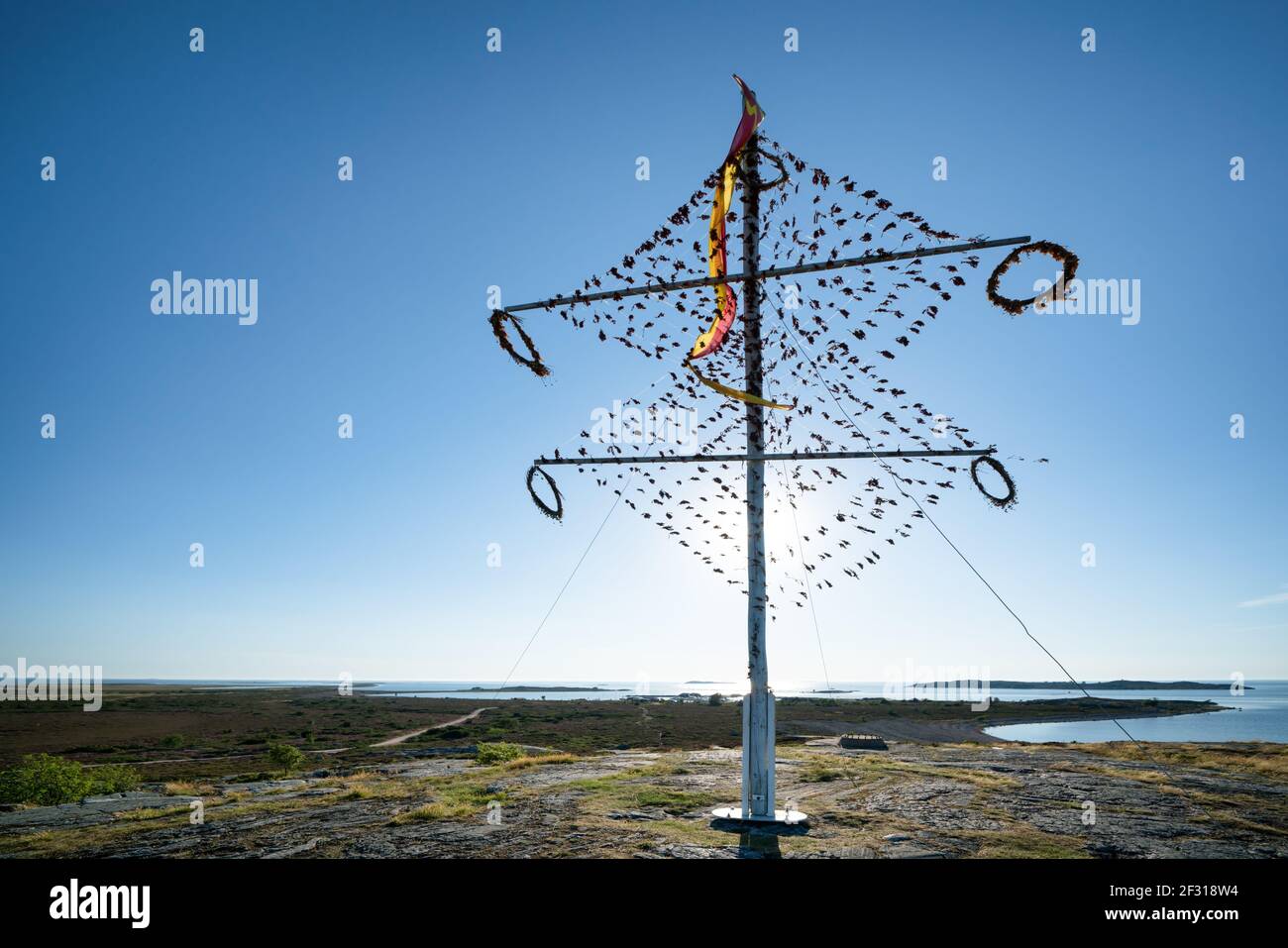At the highest point of Jurmo island, Parainen, Finland Stock Photo