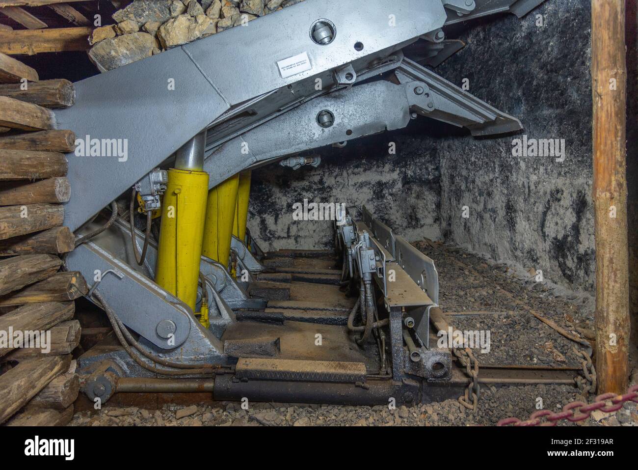 Pernik, Bulgaria, June 17, 2020: Former mining tunnels converted into a ...