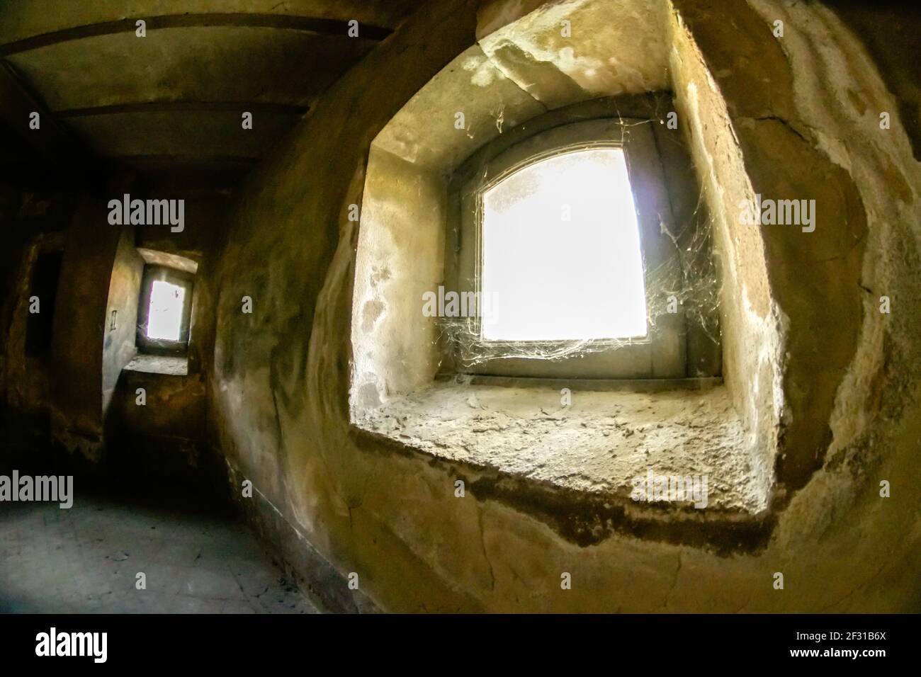 window ancient stone wall Stock Photo - Alamy
