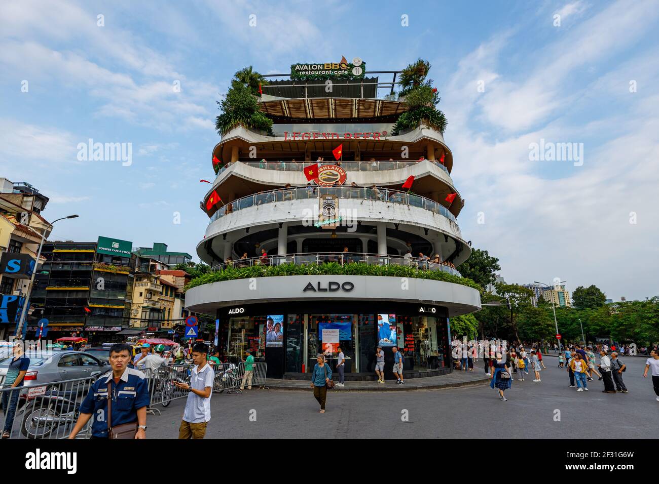 The center of the City Hanoi in Vietnam Stock Photo - Alamy