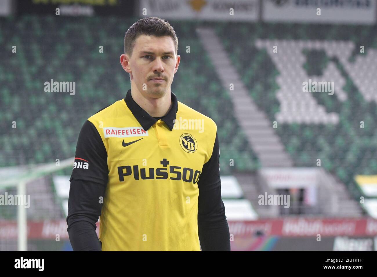 14.03.2021, St. Gallen, Kybunpark, Soccer Super League: FC St.Gallen 1879 -  BSC Young Boys, Christian Fassnacht (Young Boys) (Photo by Srdjan Radulovic/Just  Pictures/Sipa USA Stock Photo - Alamy