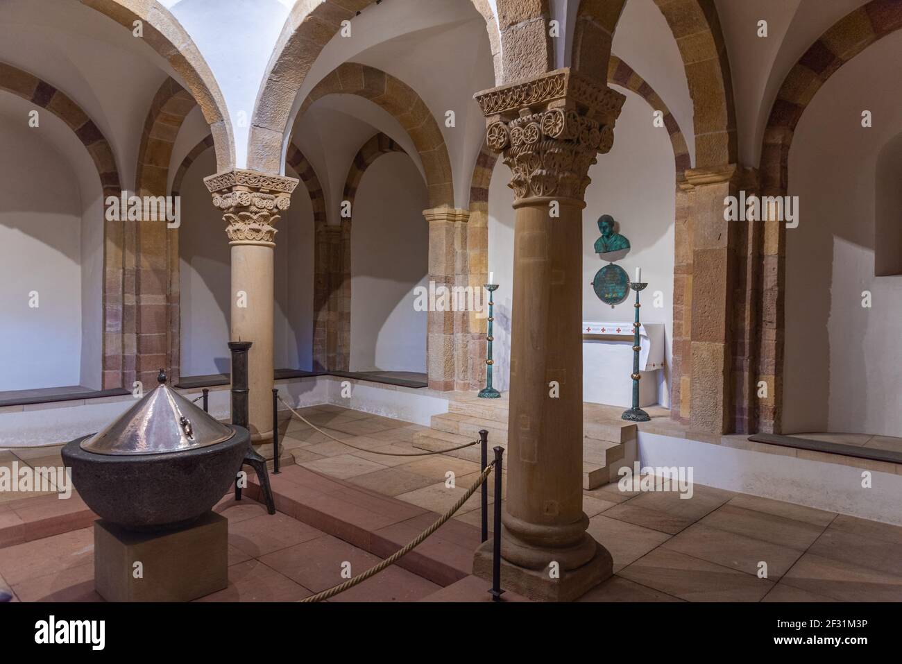 Speyer, Germany, September 16, 2020: Interior of the cathedral in Speyer, Germany Stock Photo