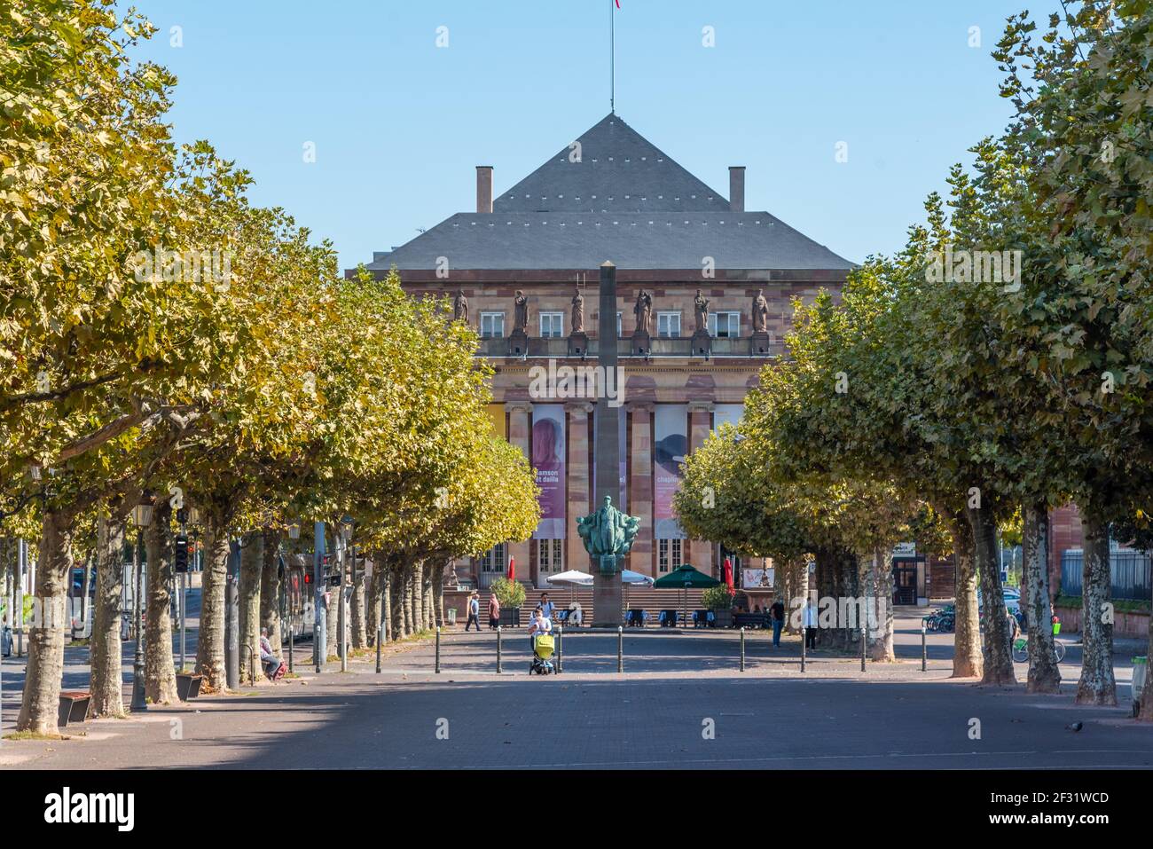 Strasbourg, France, September 21, 2020: View of Opera national du Rhin in Strasbourg, France Stock Photo