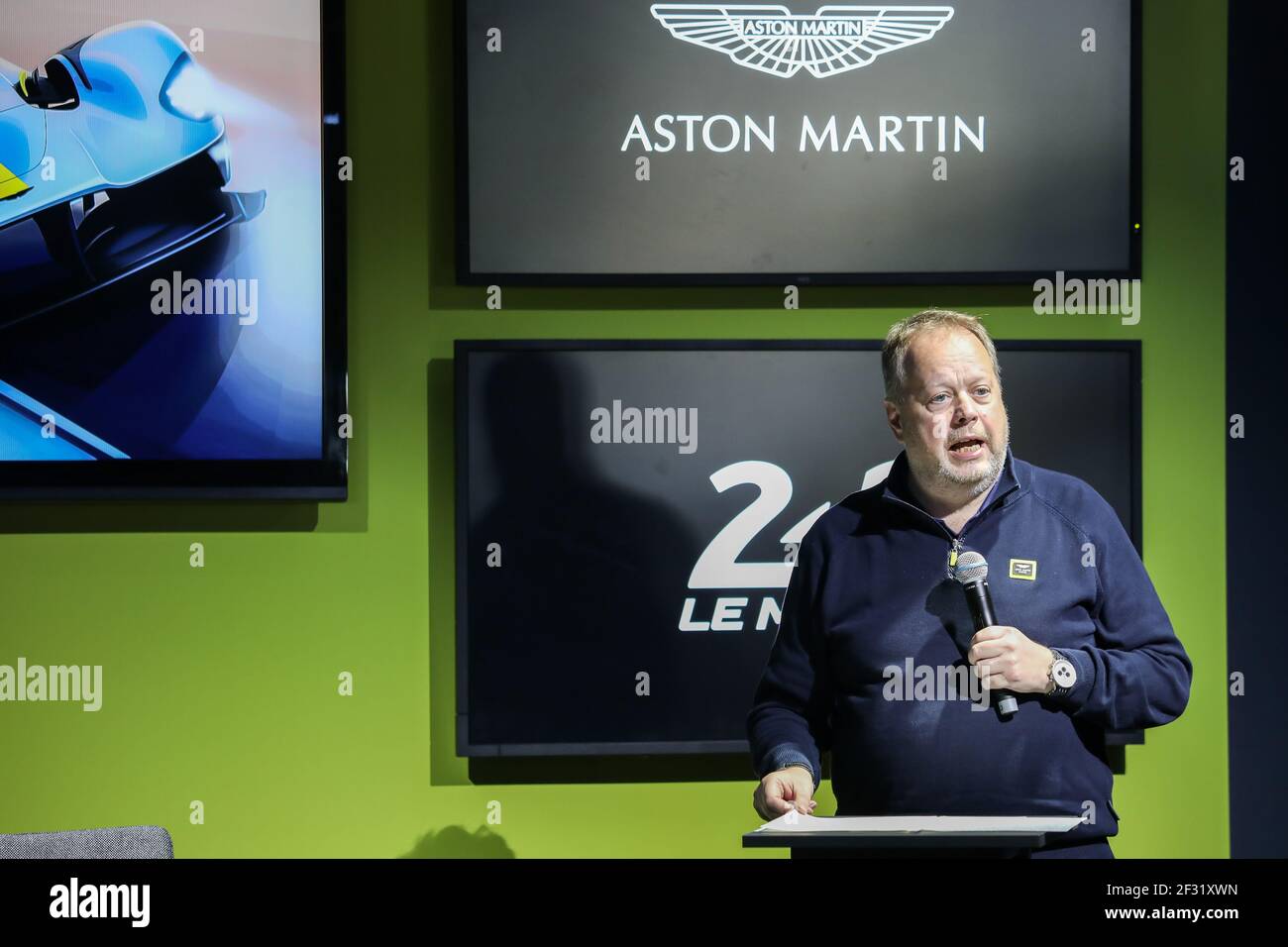 PALMER Andy, Chief Executive of Aston Martin, portrait, press conference announcing the Hypercar Valkyrie Project during the 2019 Le Mans 24 hours race, from June 15 to 16 at Le Mans circuit, France - Photo Marc de Mattia / DPPI Stock Photo