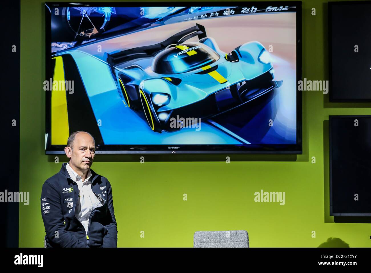 David King, Vice-President and chief special of Aston Martin, press conference announcing the Hypercar Valkyrie Project during the 2019 Le Mans 24 hours race, from June 15 to 16 at Le Mans circuit, France - Photo Marc de Mattia / DPPI Stock Photo