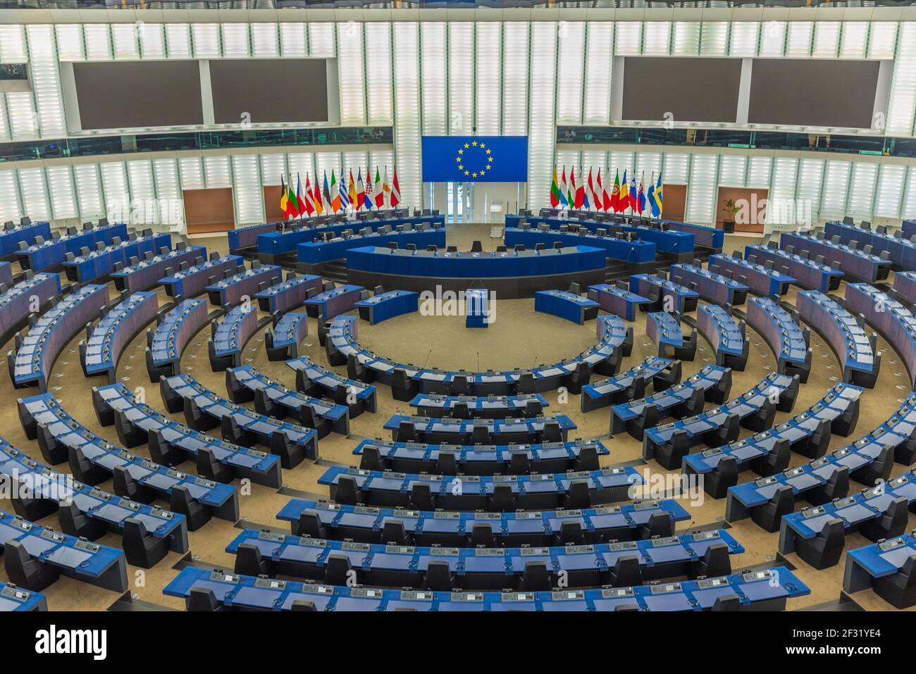 European Assembly Louise weiss hall hi-res stock photography and images - Alamy