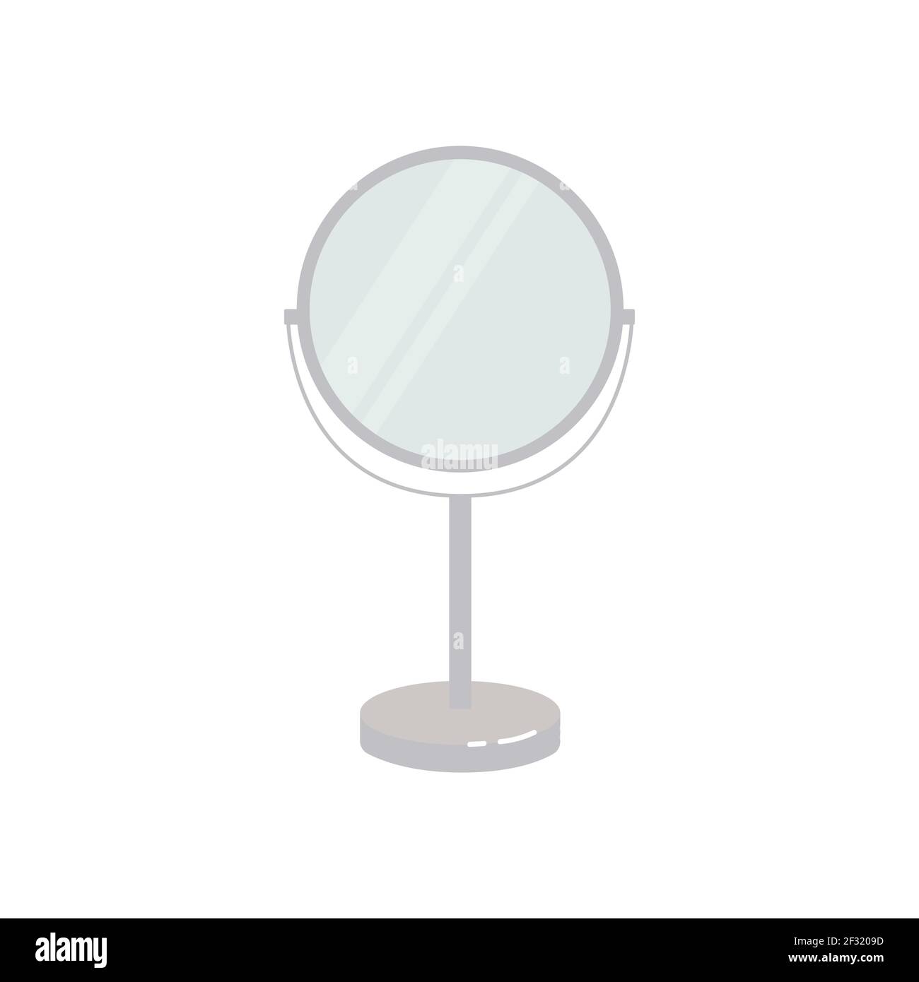 Mirror icon. Piece of furniture. Stock Vector