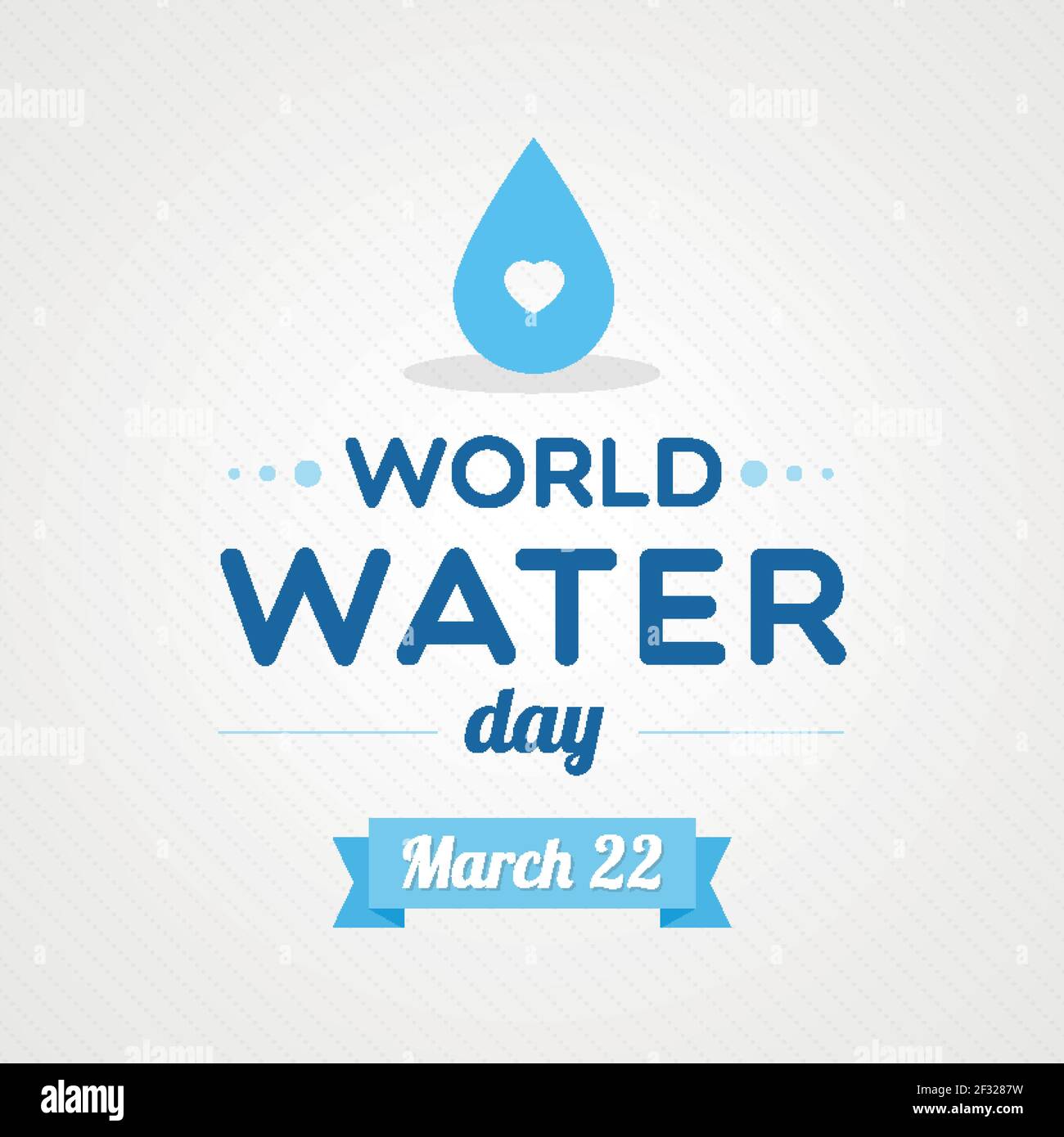 World Water Day. March 22. Vector illustration, flat design Stock ...
