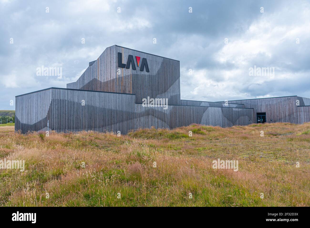 Hvolsvollur, Iceland, August 28, 2020: Lava centre is an interactive museum  focusing at volcanic history of Iceland Stock Photo - Alamy