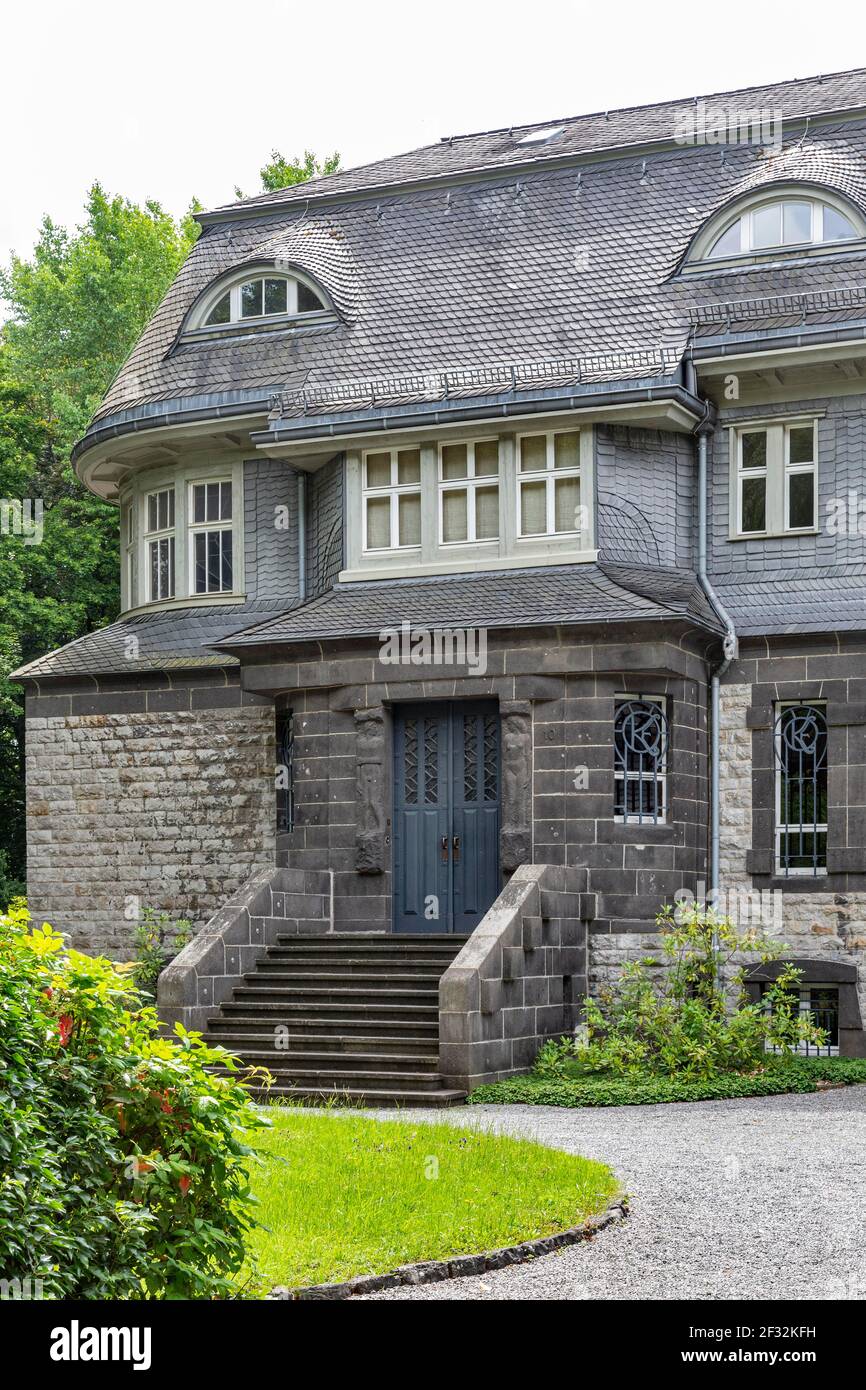 Villa Hohenhof, Architect Henry van de Velde, Art Nouveau, Museum Hagener Impuls, Artists' Colony Hohenhof, Hagen, Westphalia, Ruhr Area, North Stock Photo