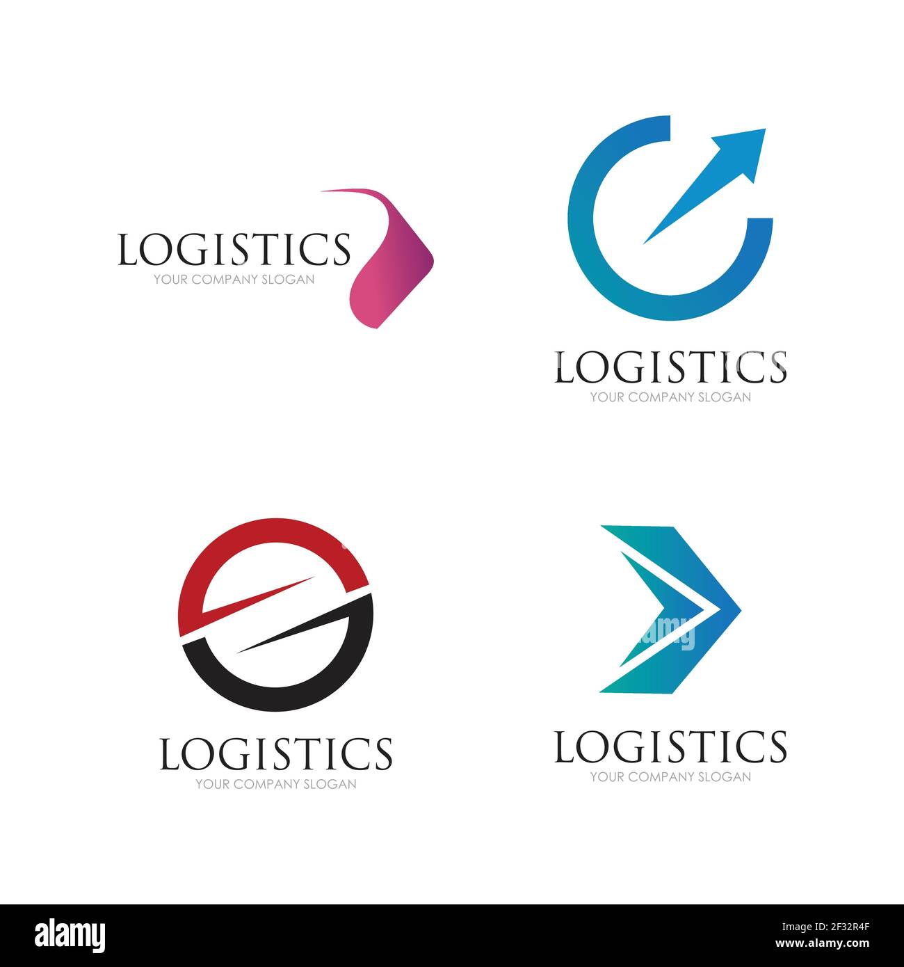 Vector logo template for logistics and delivery company Stock Vector ...