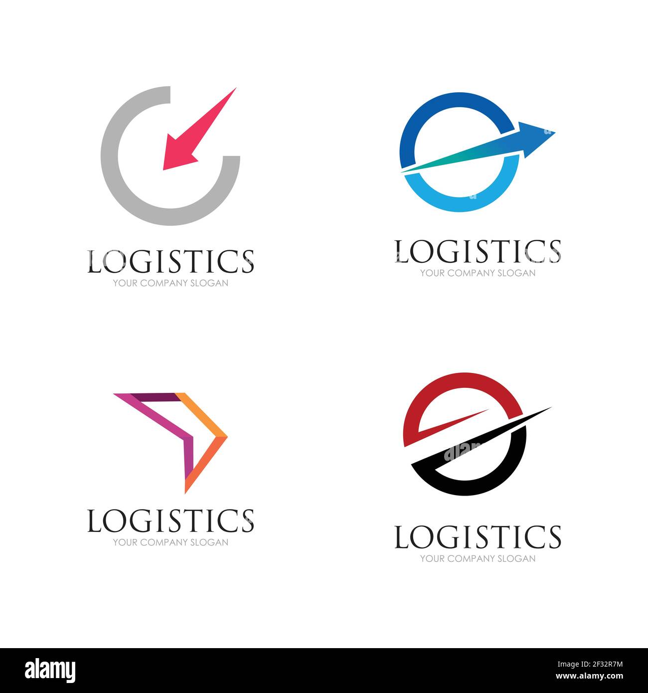 Vector logo template for logistics and delivery company Stock Vector ...