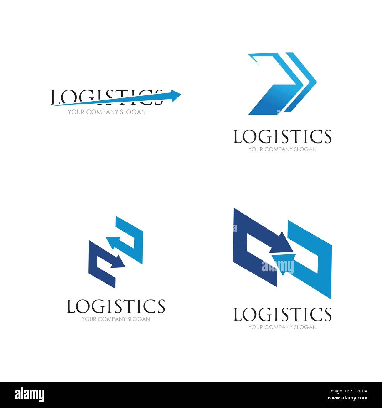 Vector logo template for logistics and delivery company Stock Vector ...