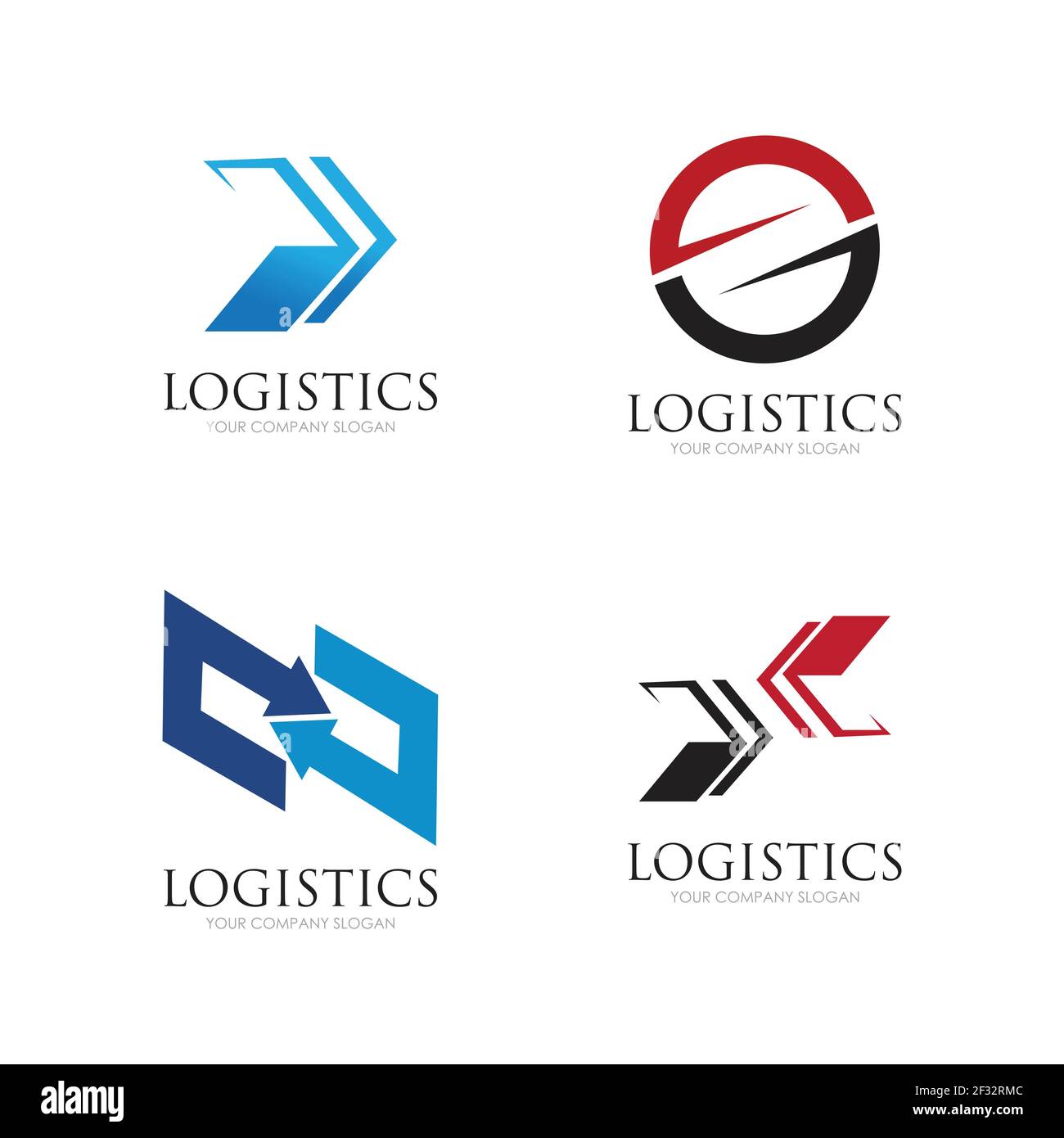 Vector logo template for logistics and delivery company Stock Vector ...