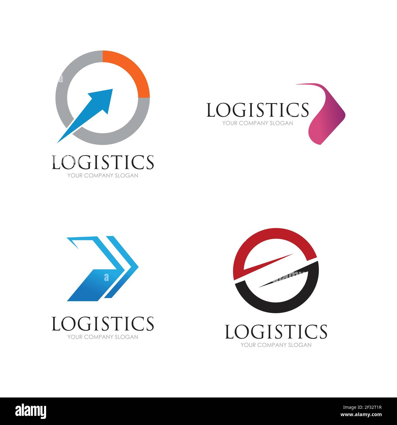 Vector logo template for logistics and delivery company Stock Vector ...