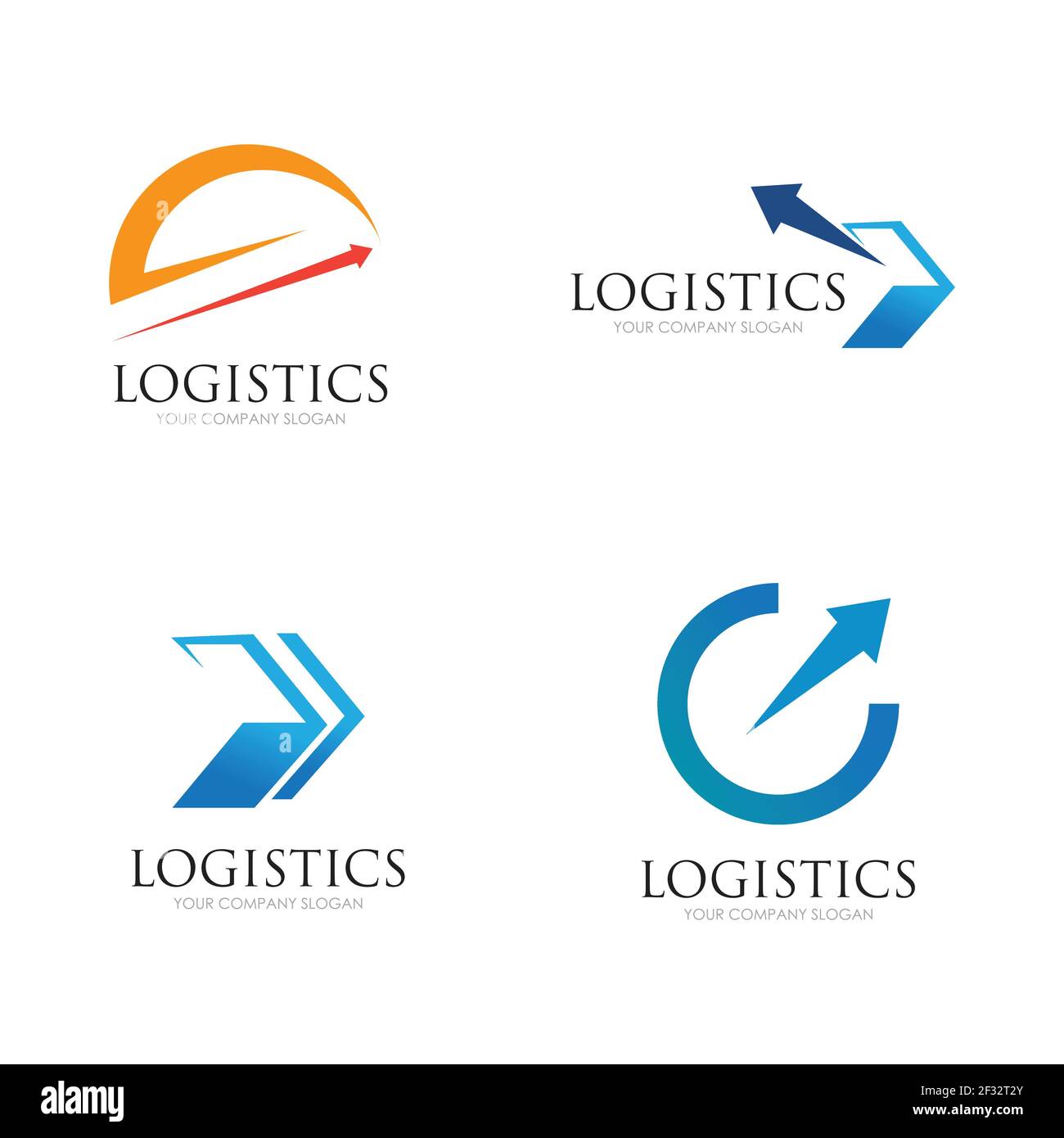 Premium Vector  Logistic delivery, truck express fast shipping logo design  template