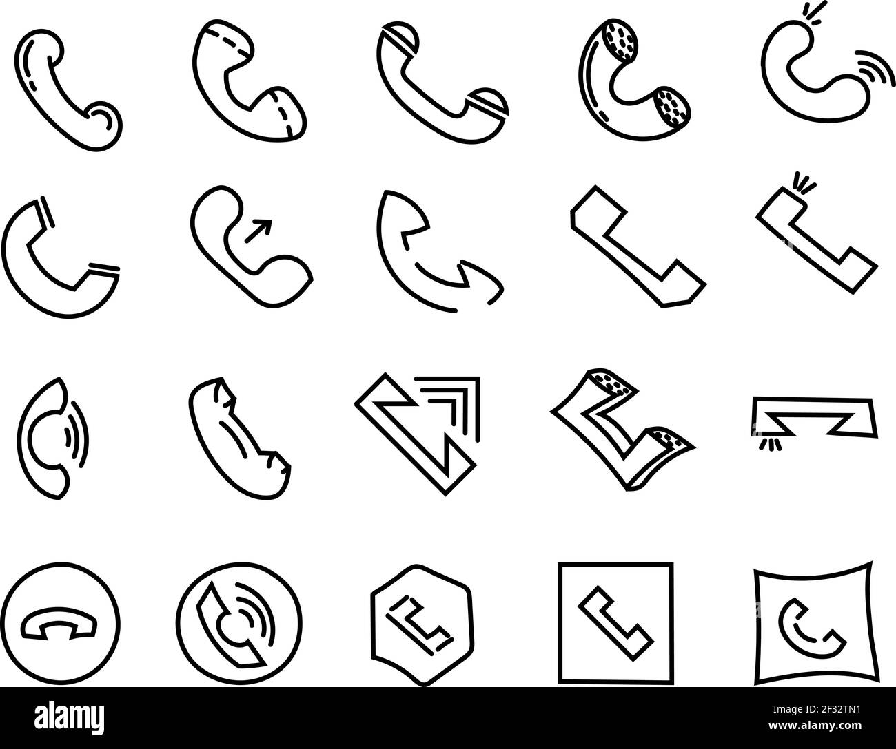 Cable handles Stock Vector Images Alamy