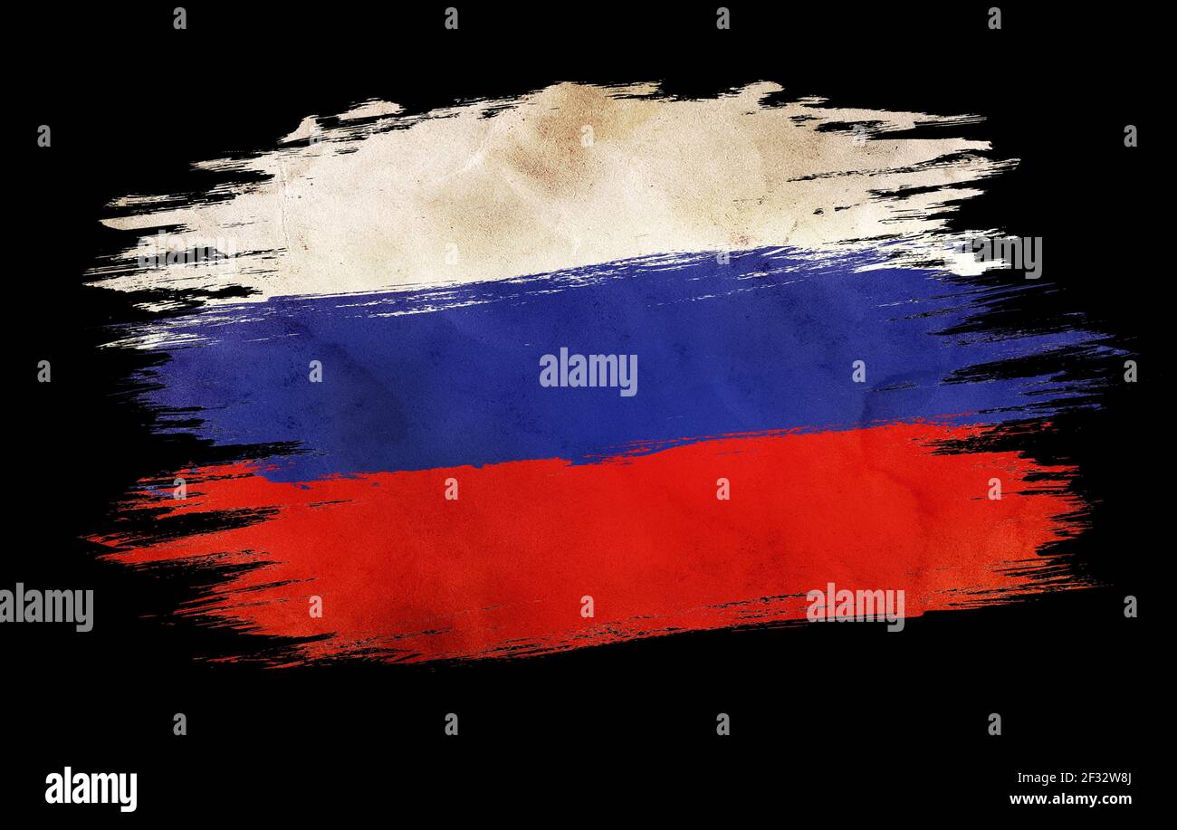 Vintage russian flag hi-res stock photography and images - Alamy