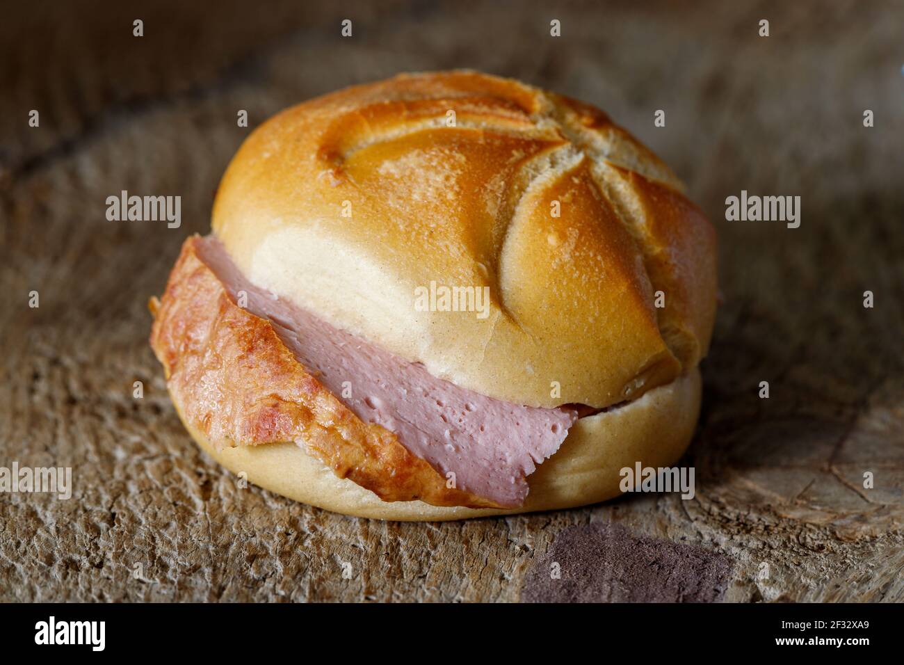 Meatloaf Bun Stock Photo