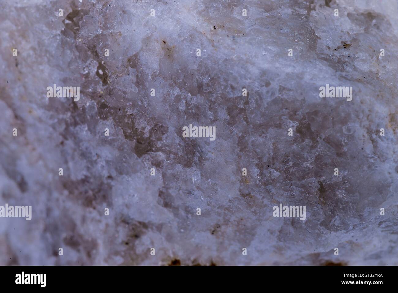 Quartz Stone In A Closeup Stock Photo