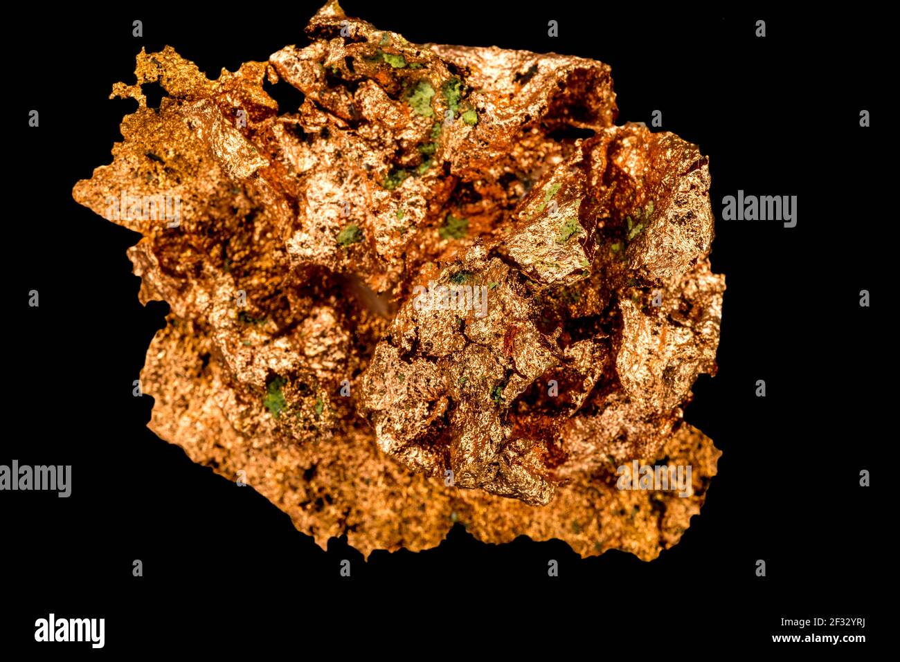 Copper, Raw Ore In A Closeup Stock Photo Alamy