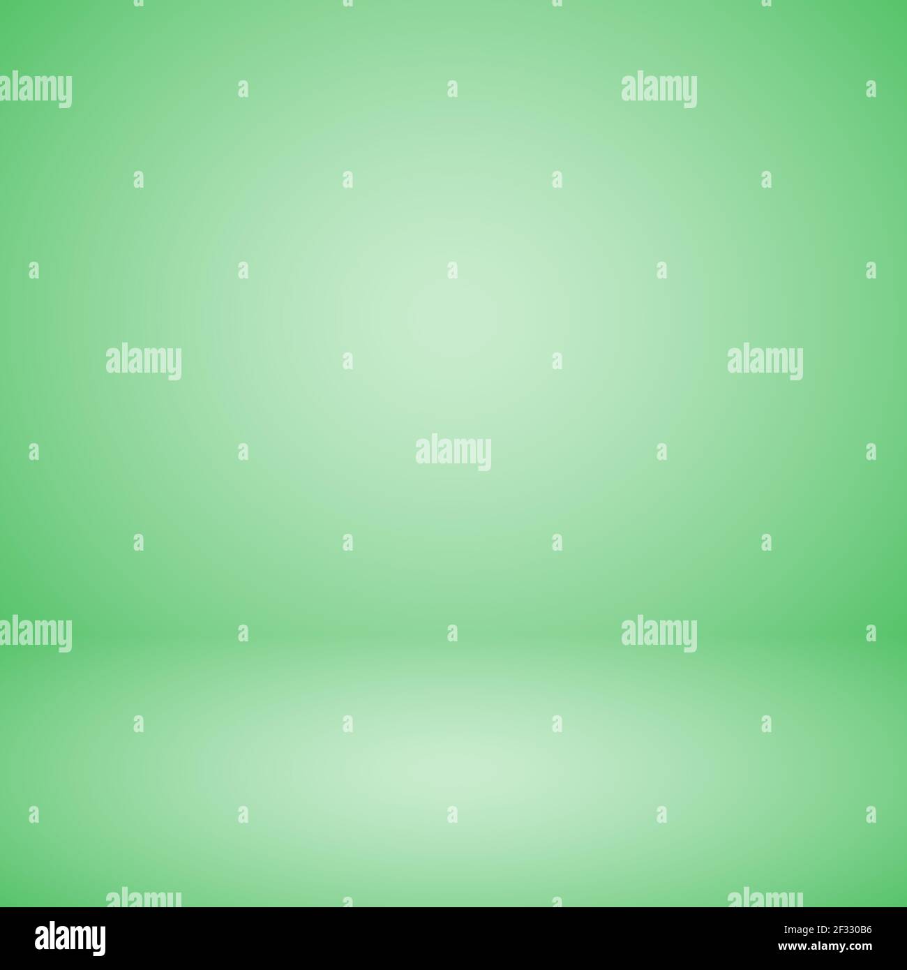 Empty pastel green studio abstract background with spotlight effect ...