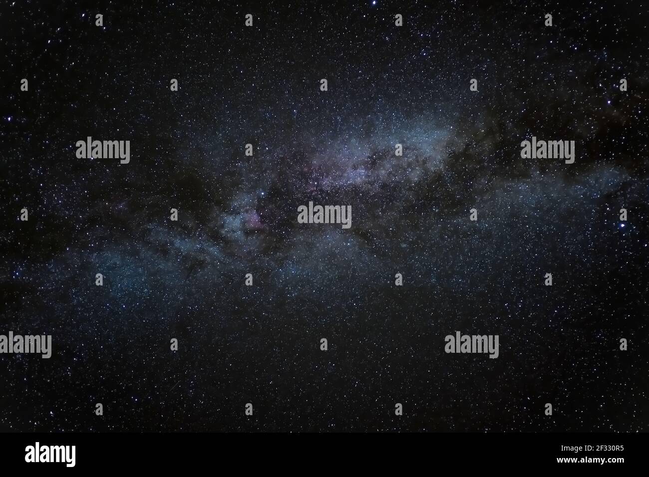 Starry milky way galaxy on a deep universe stars field,outer space,background wallpaper Stock Photo