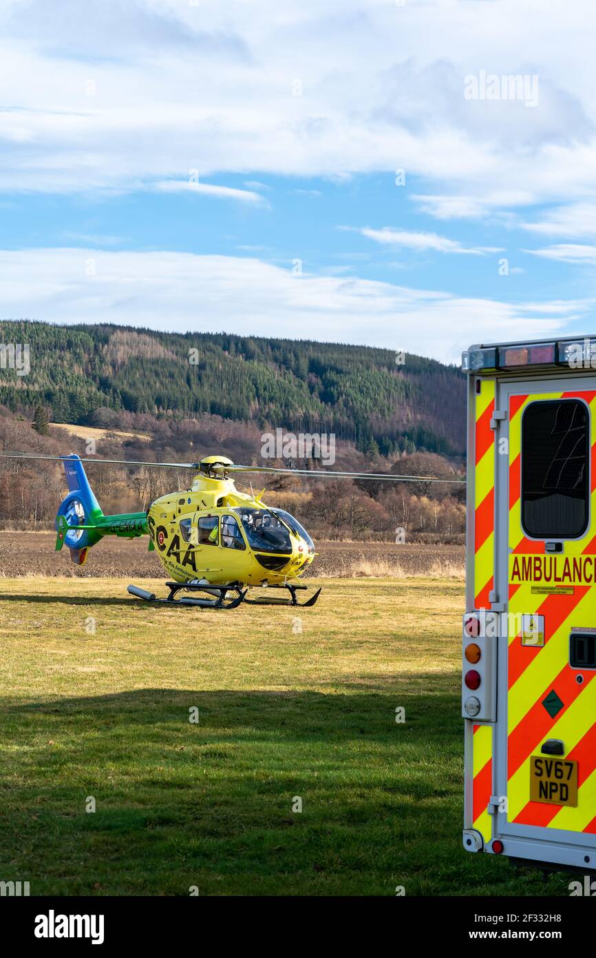 Scotlands Charity Air Ambulance High Resolution Stock Photography and ...