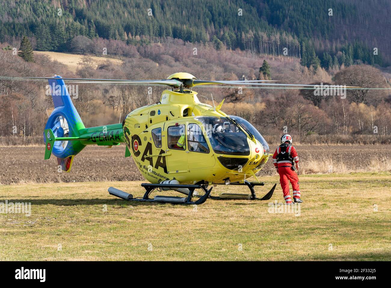 Scotlands charity air ambulance hi-res stock photography and images - Alamy