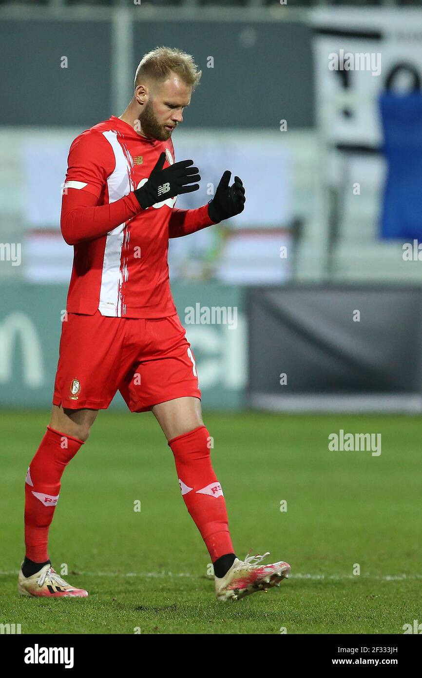 Eupen Belgium March 13 Joao Klauss De Mello Of Standard De Liege During The Croky Cup Match Between Kas Eupen And Standard Liege At Kehrwegstadio Stock Photo Alamy