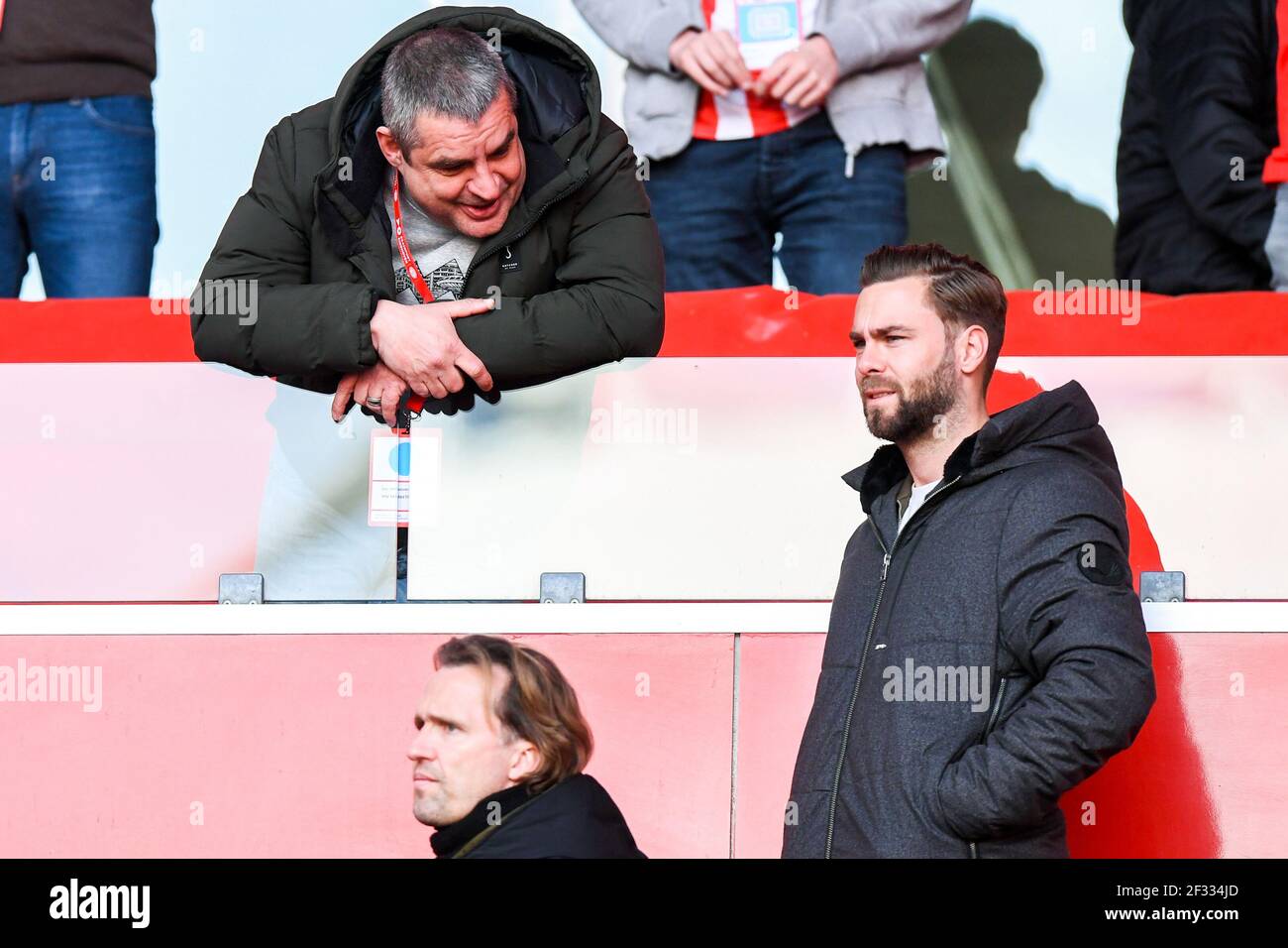 EINDHOVEN, NETHERLANDS - MARCH 14: Frank Lammers during the Dutch Eredivisie match between PSV Eindhoven and Feyenoord Rotterdam at Philips Stadion on Stock Photo