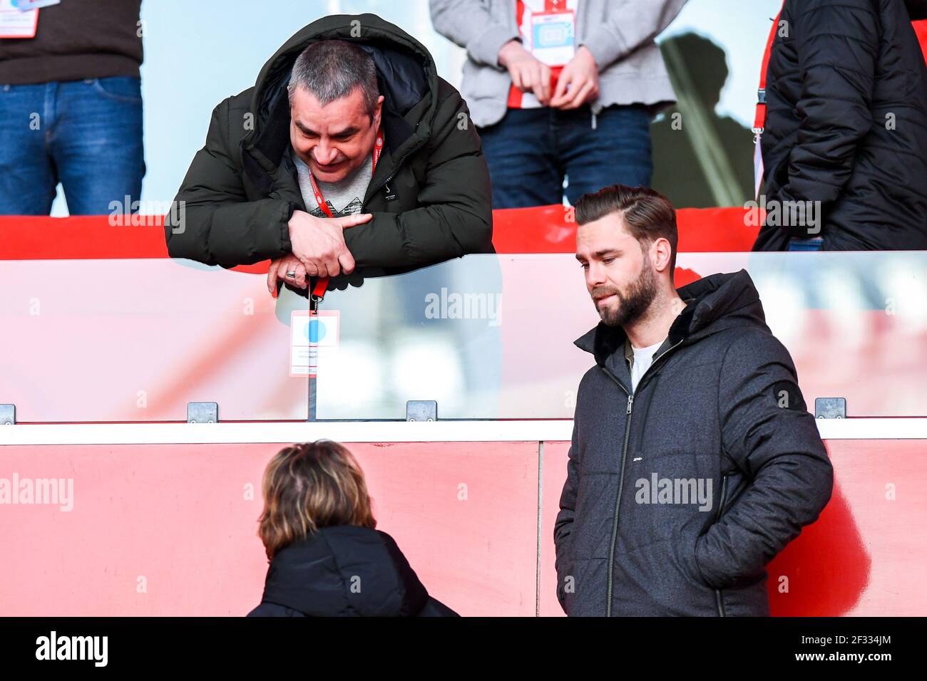 EINDHOVEN, NETHERLANDS - MARCH 14: Frank Lammers during the Dutch Eredivisie match between PSV Eindhoven and Feyenoord Rotterdam at Philips Stadion on Stock Photo