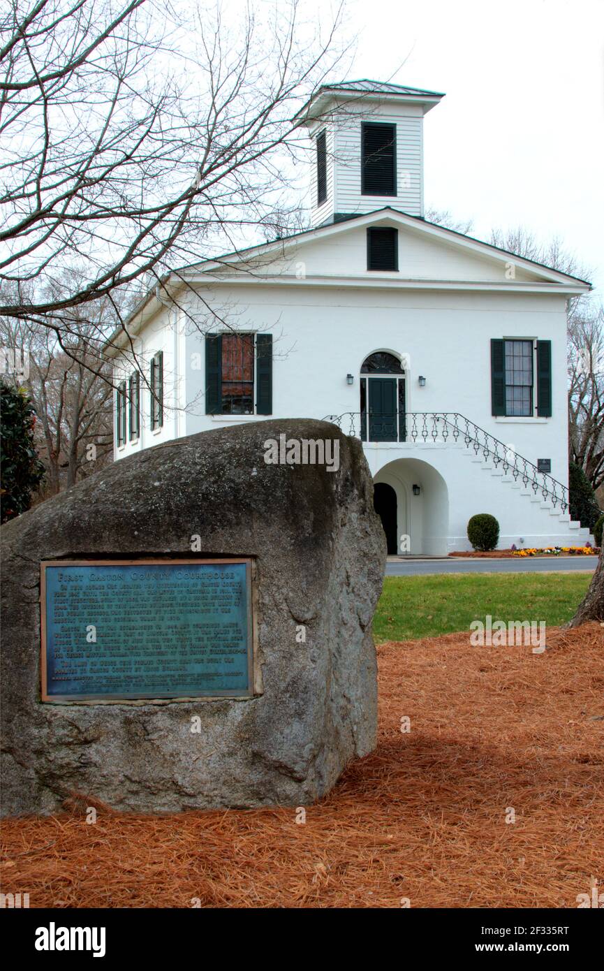 First Gaston County Courthouse in Dallas NC Stock Photo Alamy