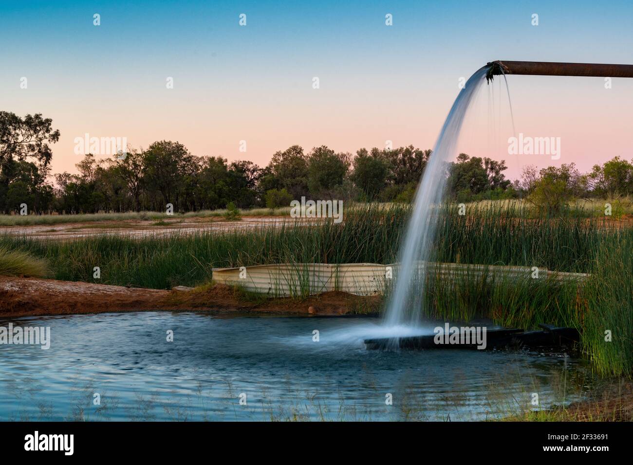 The Great Artesian Basin, Queensland, Australia Stock Photo Alamy