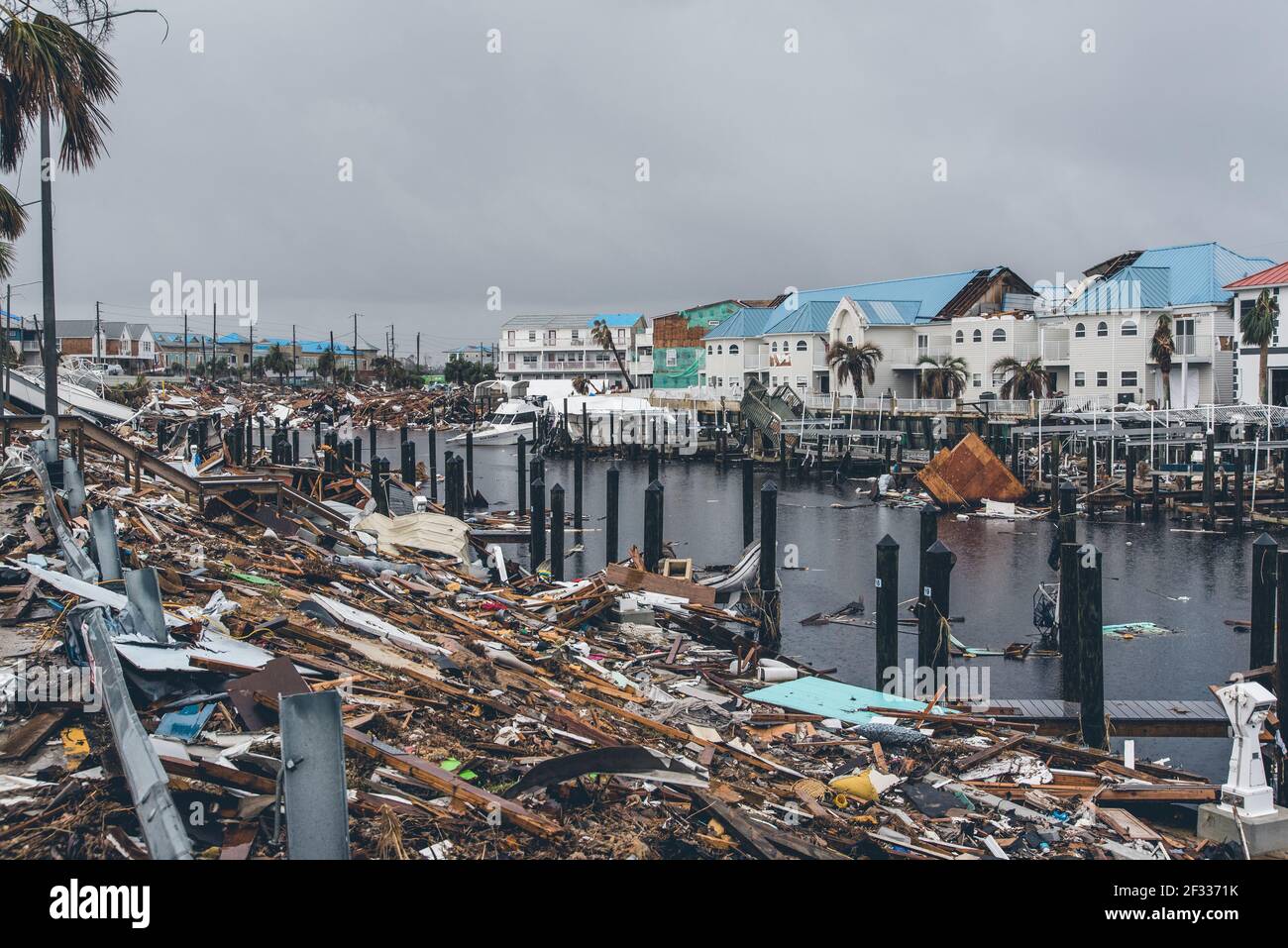 Hurricane Michael Mexico Beach Florida Stock Photo - Alamy