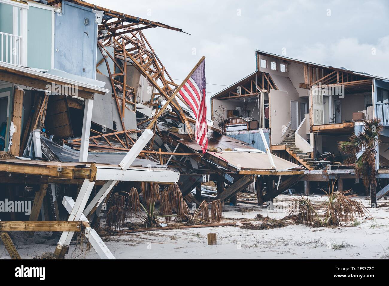 Hurricane Michael Mexico Beach Florida Stock Photo - Alamy