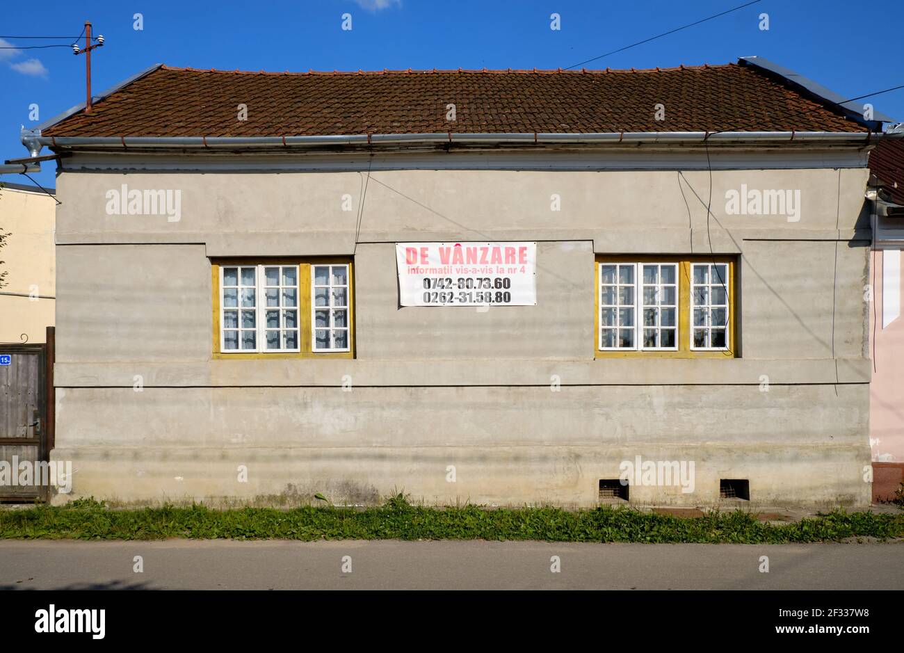 House for sale in Romania Stock Photo Alamy