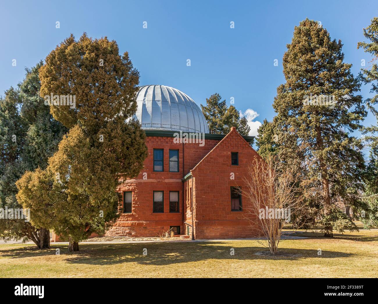 Chamberlin Observatory in the Observatory park, Denver, Colorado Stock Photo