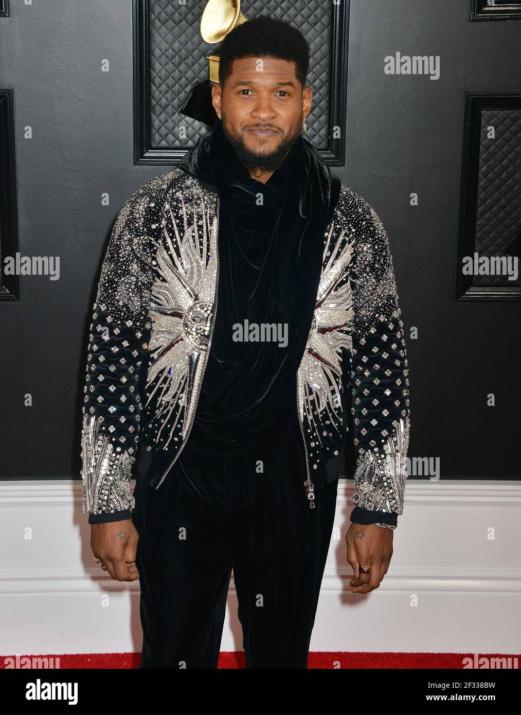 Usher 090 attends the 62nd Annual GRAMMY Awards at Staples Center on