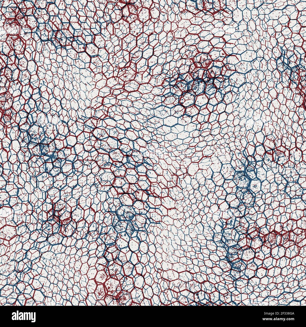 Seamless geo pattern in red blue black white Stock Photo - Alamy