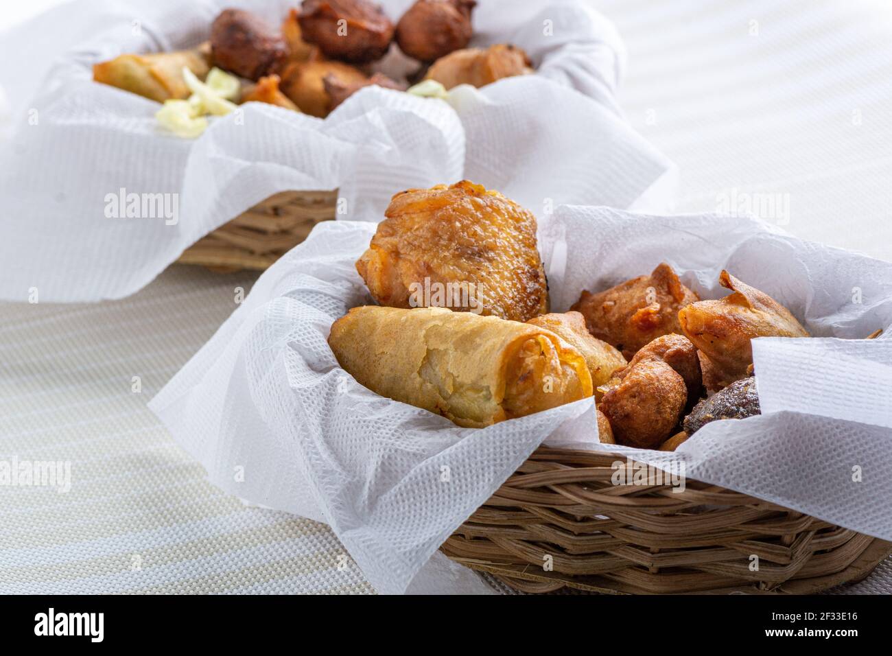 Nigerian Small Chops served in events Stock Photo Alamy