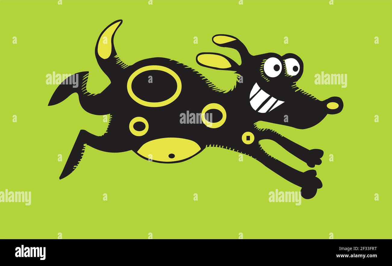 Illustration of funny cartoon dog Stock Vector Image & Art - Alamy