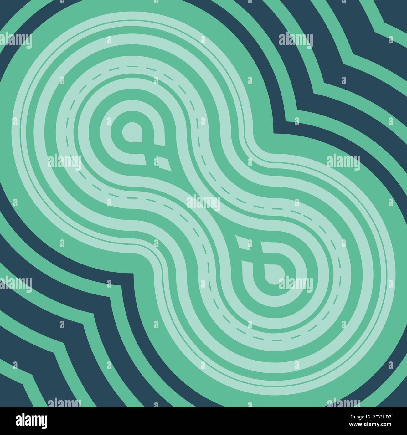 Modern abstract Vector pattern. Modern stylish abstract texture. Repeating geometric tiles from striped elements. seamless pattern. Stock Vector