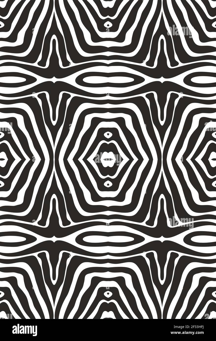 Zebra skin seamless vector pattern. Animal print Stock Vector Image ...